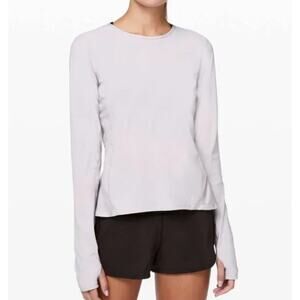 NWT Lululemon Look Ahead Run Lilac Light Purple Tech Tee 2